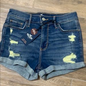 Hollister high-rise Jean shorts size 5